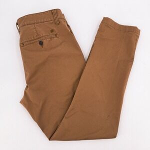 Lucky Brand 410 Athletic Chino Mens 32x30 Brown Stretch Performance Pants